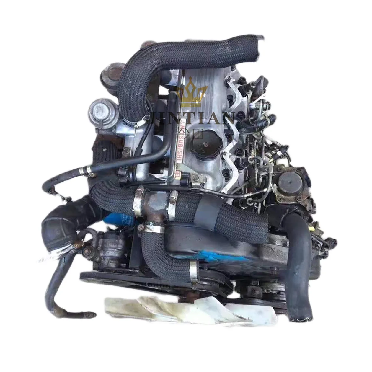 Motor Turbo diésel de segunda mano, 4D56 con caja de cambios 4WD para Pajero L200 L300