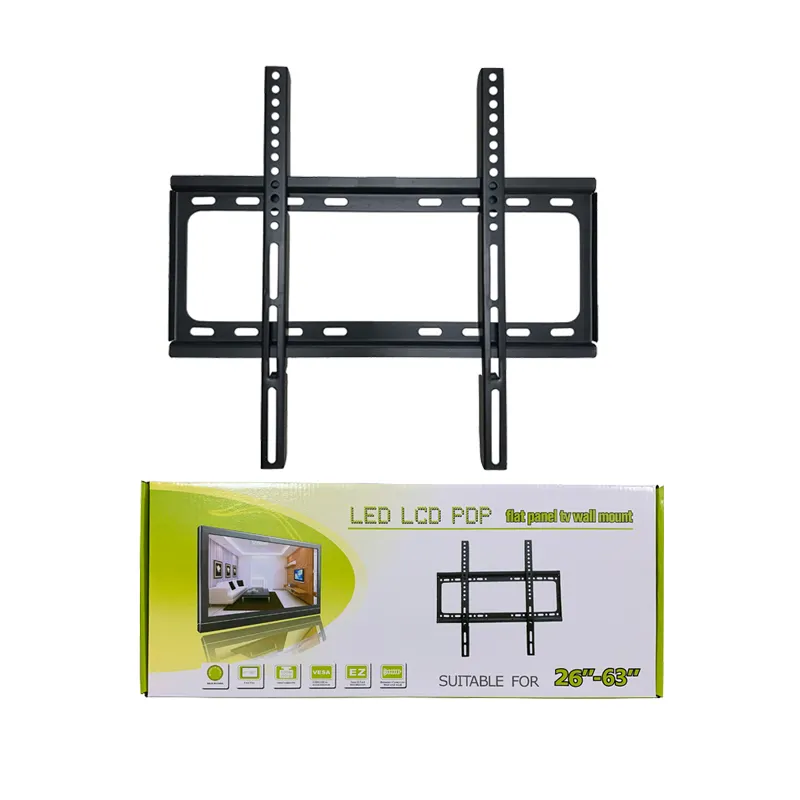 Staffa di montaggio a parete per TV con supporto LCD a Led universale adatta per 26-63 pollici