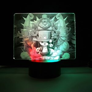 מכירה לוהטת מותאם אישית Led קריאת מנורת 3D אשליה שולחן מנורות 7 צבעים שינוי 3d לילה אור עבור עיצוב הבית