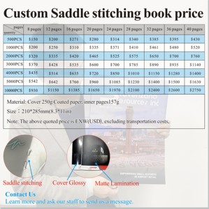 Özel renk softcover küçük katalog kitapçık broşür kullanım kılavuzu dergi dergisi çocuk roman tarifi fotoğraf kitap baskı - Product Image 2