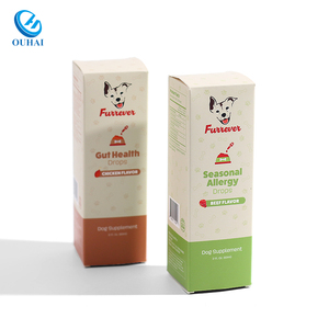 Özel 175g tek taraflı kaplamalı kağıt düz sokmak uç kutusu Pet besleyici ek paketleme karton kutu köpek veya kedi ürünleri için - Product Image 3