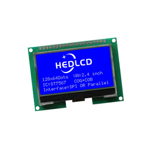 Werksverkauf 2,4 Zoll 12864 128x64 Grafik COG COB LCD-Bildschirm module mit ST7567 SPI Parallel zur Instrument ierung - Product Image 1