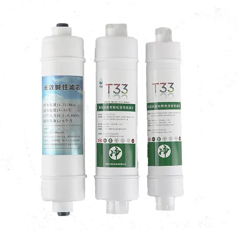 Harga bagus cartridge filter air alkaline post inline sistem ro rumah tangga t33