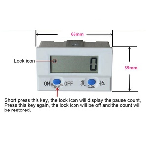 Taidacent Smart Punch contatore Display digitale elettronico sensore di conteggio della rotazione magnetica 6 contatore a 5 cifre conteggio industriale - Product Image 3