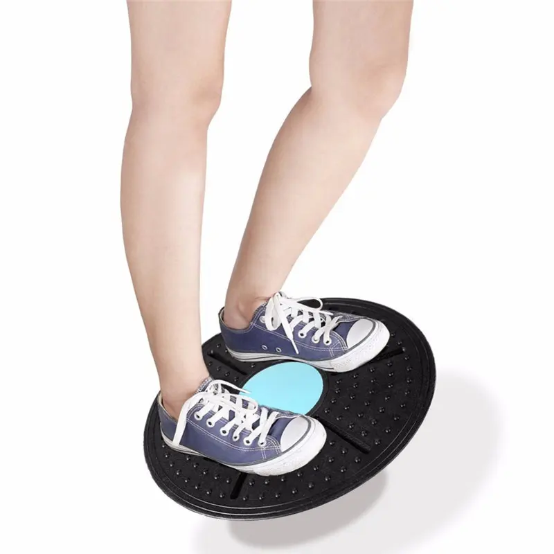 Балансировочная доска для йоги, вращающийся массажный диск для фитнеса, устойчивые круглые тарелки, тренажер для тренажерного зала, талии, скручивания