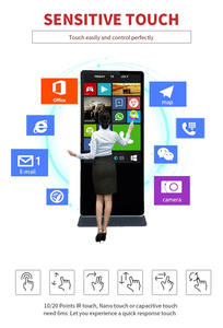 Touch Technology <strong>Controller</strong> Digital Signage 55 &quot;indoor Vertical Panel <strong>Display</strong> <strong>LCD</strong> Totem <strong>Display</strong> Touch Screen for Airports - Product Image 5