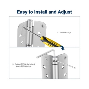 Nhà sản xuất chuyên nghiệp ul được liệt kê 201/304 thép không gỉ Mỹ tiêu chuẩn mùa xuân bản lề tự đóng cửa mùa xuân cửa bản lề - Product Image 4