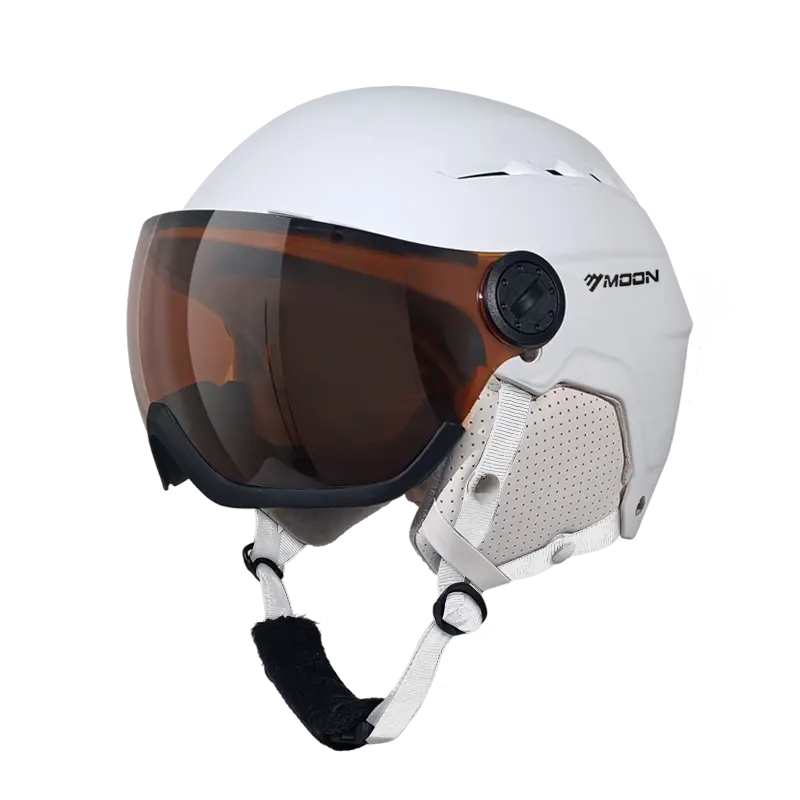 야외 겨울 스포츠 장비 사용자 정의 최고의 멋진 스타일 스노우 보드 눈 성인 헬멧 고글 스트랩