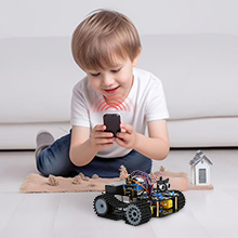 4wd Smart Tank Robot Chassis Tracked <strong>Car</strong> <strong>Remote</strong> <strong>Control</strong> Kit for <strong>arduino</strong>