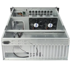 Popular 12GPU ATX/EATX/<strong>EEB</strong> 4U Server <strong>Case</strong> with LED Display Plastic Workstation for Monitoring Featuring Stylish Fan Stock Status - Product Image 4