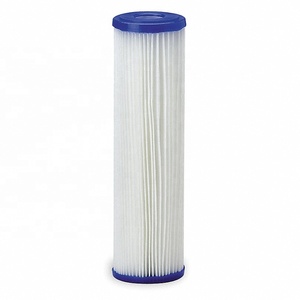 Bester Preis industrieller 2x10 "Falten <span class=keywords><strong>filter</strong></span> mit Netz 50 Mikron für die Wasser filtration zu Hause