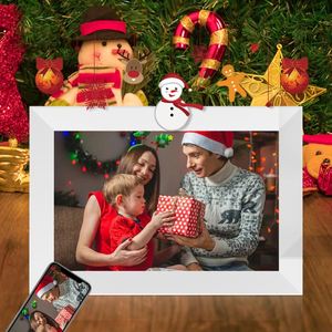 8 pollici acrilico NFC Photo Frame 8GB memoria interna Touch Screen funzionalità WiFi MP4 Video MP3 cristallo digitale Dump Switch - Product Image 6
