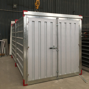 Contenedor de almacenamiento modular prefabricado movible portátil directo de fábrica de estructura de acero industrial de diseño moderno para almacenes - Product Image 2