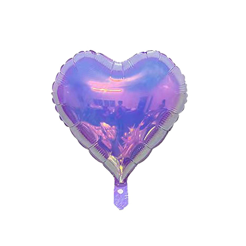 18 pollici cuore viola