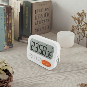 Grande rettangolo LCD Digital Count up Timer da cucina moderno Mini sveglia Stop strumento di cottura orologio che appare in stile Design comune - Product Image 6