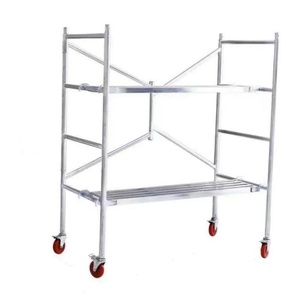 Andamio de escalera H-Frame de Diseño Industrial de 8 pies con ruedas Andamio móvil para construcción