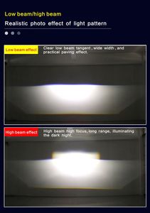 M4 35W düşük ışın/40W yüksek ışın çift LED projektör Lens 9-16v 6000k renk sıcaklığı 1.8 inç çift ışın projektör - Product Image 6