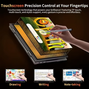 <strong>Yoga</strong> <strong>2</strong> in 1 Laptop 11 Touchscreen Display Core I5-12THGEN 16GB DDR4 1TB PCIe SSD Wi Fi 6E Backlit Webcam Keypad Win11 <strong>Pro</strong> - Product Image 6