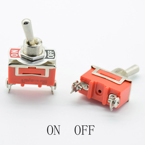 12V ağır geçiş Flick anahtarı açık kapalı paslanmaz çelik su geçirmez geçiş swift araba Metal spspst P0.05 15A 250V terminali