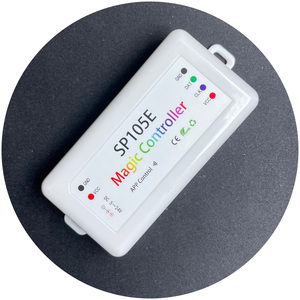 Цифровой магический Программирование smart SP105EDC5V DC12V DC24V SPI приложение пиксель RGB RGBIC светодиодный контроллер - Product Image 1