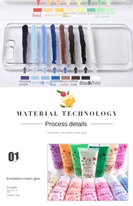 38-Color simülasyon krem tutkal DIY reçine kil kiti için el yapımı takı ve küçük aksesuarlar-kabuk-şekilli modelleme kil - Product Image 4