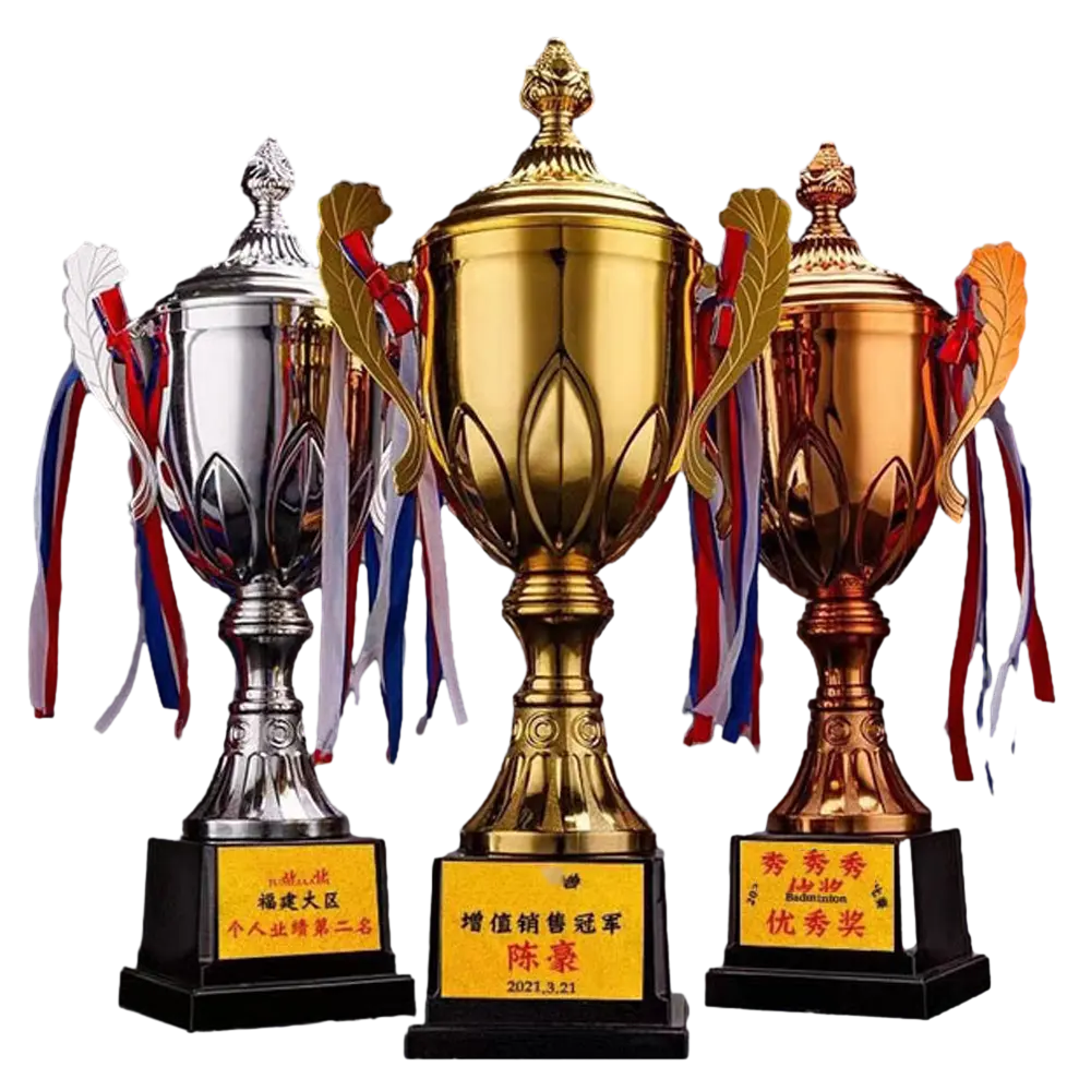 Trofeo coppe Baseball Softball e calcio trofei grande trofeo in metallo coppa grande medaglia di plastica premi della competizione sportiva
