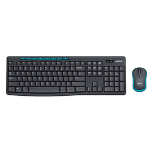 Juego de teclado y mouse inalámbricos Logitech MK275 Juego de Mouse y Teclado inalámbrico de oficina Teclado de tamaño completo para computadora con inalámbrico - Product Image 1