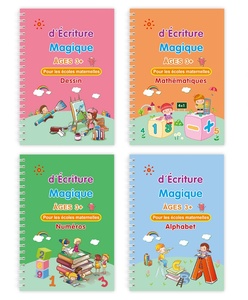 子供のクロスボーダー書道の本数字の文字とマイナスの絵画のワードブックをトレースするフランスの溝 - Product Image 5