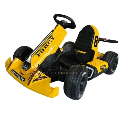 Детская электрическая прогулочная коляска Go-Kart, сидит на четырех колесах, маленький гоночный автомобиль, детский игрушечный автомобиль с зарядкой, балансировочный автомобиль/детский карт