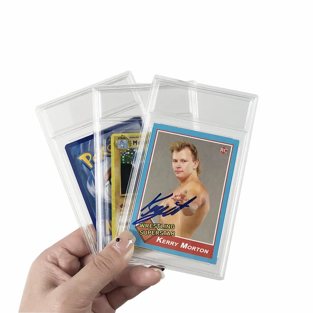 BGS CGC derecelendirme kart durumda plastik spor Yugioh akrilik kademeli kart kollu Psa kart levhalar için