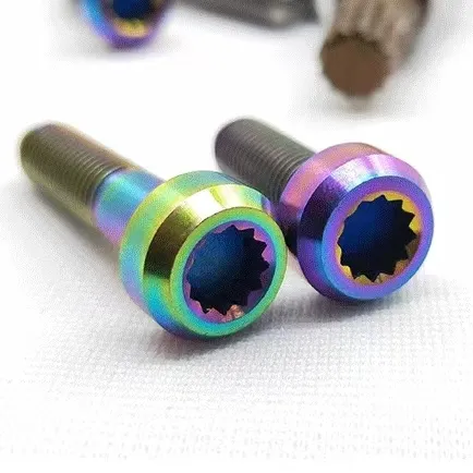 Pernos de llanta dividida de titanio, M7 x 1,0X32mm, tornillo hexagonal de brida de 12 puntos, gran oferta