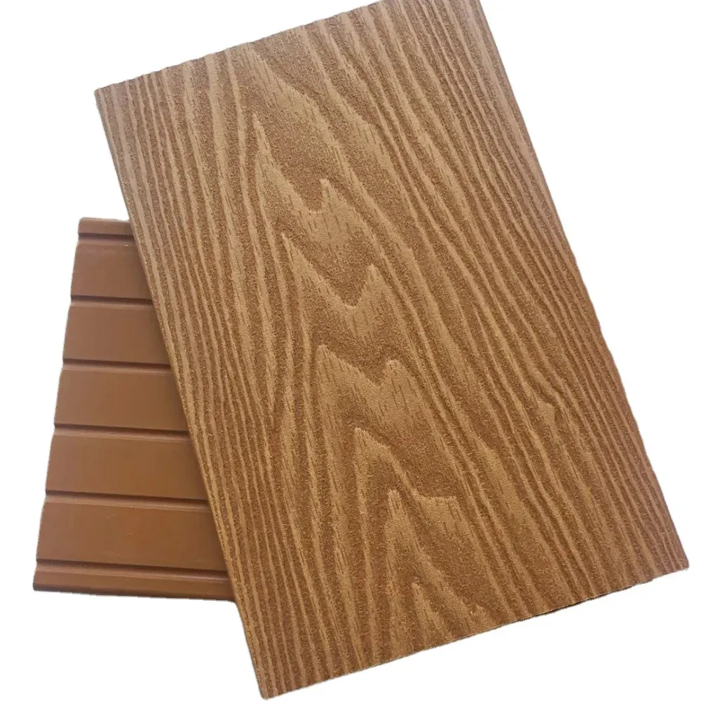 Venta caliente WPC suelo de cubierta 3D en relieve tablón de colores mezclados 150*25 tablón compuesto de plástico de madera tablero de revestimiento de pared impermeable