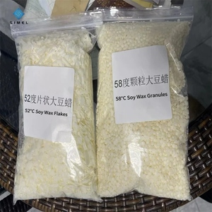 有機大豆ワックスフレーク/顆粒444 464キャンドル用中国天然大豆ワックス/大豆ワックス