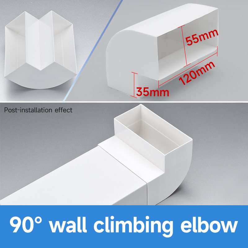 90 ° pared subir curva