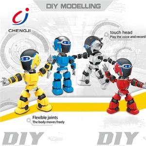 Intelligente Aufnahme Sprechen DIY Spielzeug Roboter De Metal Legierung Smart Model Toy Robot Metal - Product Image 3