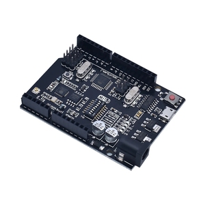 UNO için R3 resmi kutusu ATMEGA16U2 / UNO + WiFi R3 orijinal ATMEGA328P çip CH340G Arduino geliştirme kartı için WeMos ESP8266