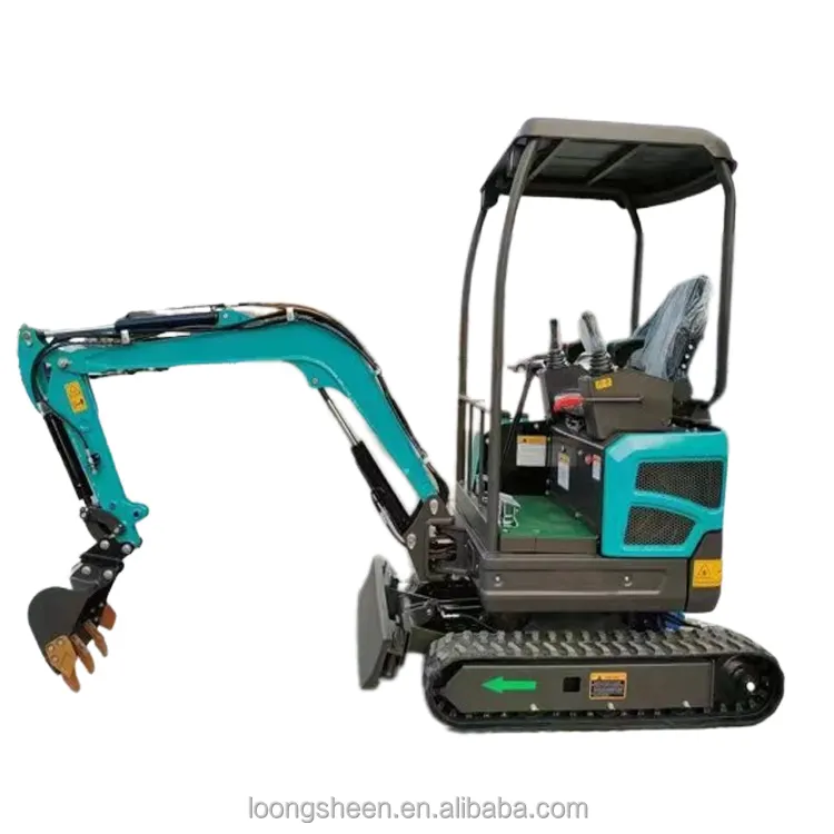 FREE SHIPPING EURO V CE EPA diesel engine 2 ton zero tail full hydraulic automation china mini excavator digger for sale
