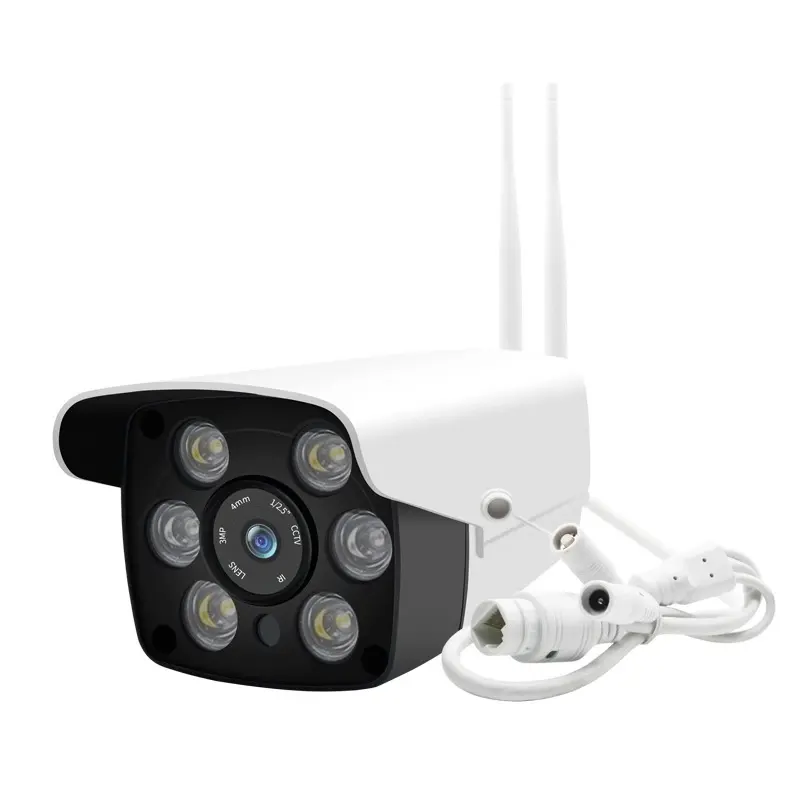 Tuya Intelligente Senza Fili del IP di WIFI CCTV di Sicurezza Domestica di Allarme P2P Macchina Fotografica Della Pallottola 720p 1080p Impermeabile A Due Vie Audio macchina Fotografica di Visione notturna