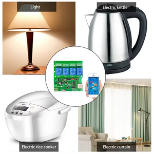 Modulo di controllo remoto intelligente 4CH 10A relè WIFI Wireless interruttore universale funziona con Alexa Google home eWeLink APP domotic - Product Image 4