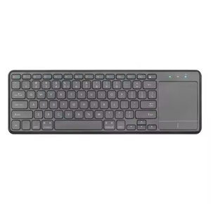 Teclado táctil inalámbrico caliente con panel táctil multitáctil de 3,5 pulgadas Teclas silenciosas Teclado de diente azul recargable Trackpad incorporado - Product Image 2