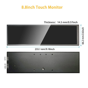 Commercio all'ingrosso 8.8 pollici 1920x480 tft nuovo display lcd Raspberry pi touch screen monitor allungata bar schermo lcd - Product Image 2