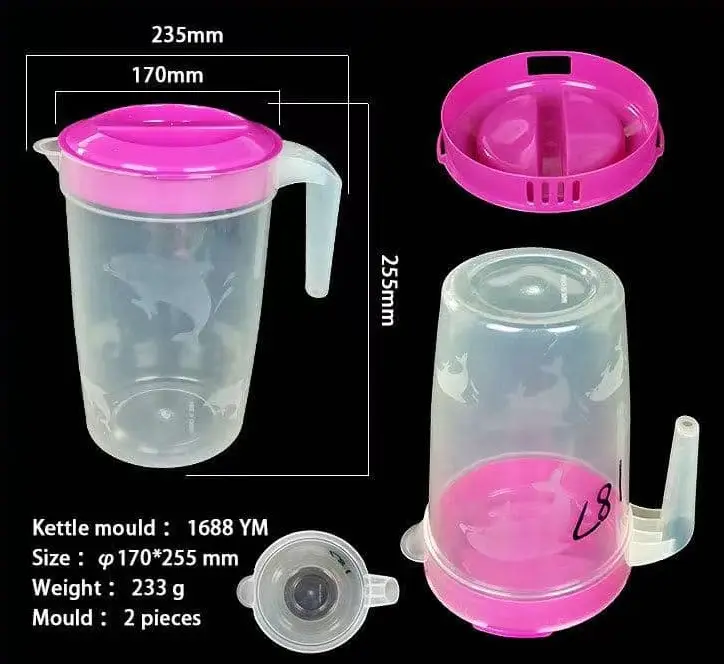 Utilizzato completo set di stampi per il bollitore e tazza di seconda mano bollitore in plastica della muffa