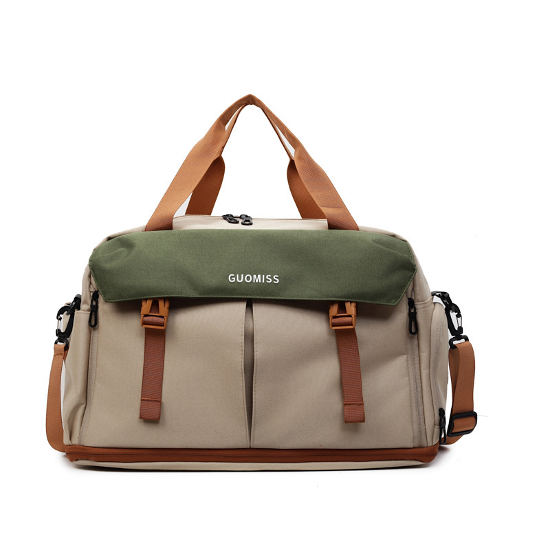 Green with khaki