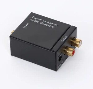 Señal coaxial de fibra óptica a adaptador de Audio estéreo analógico R/L Audio 3,5mm convertidor de Audio Digital a analógico amplificador decodificador