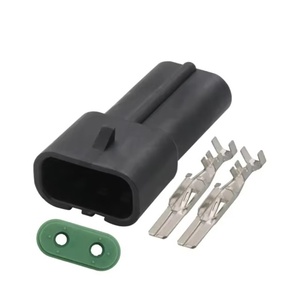 5 Set 12033769 54200521 12033731 2 vías Delphi hembra macho conectores sellados para fusible en línea cableado conector automotriz - Product Image 3