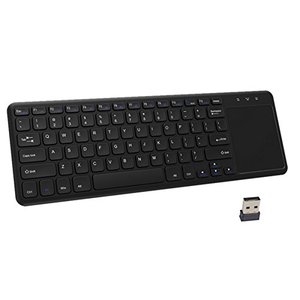 Miniteclado inalámbrico con panel táctil, 2,4G, para Android, smart tv box, PC, portátil, HTPC, azerty, árabe, español, ruso - Product Image 1
