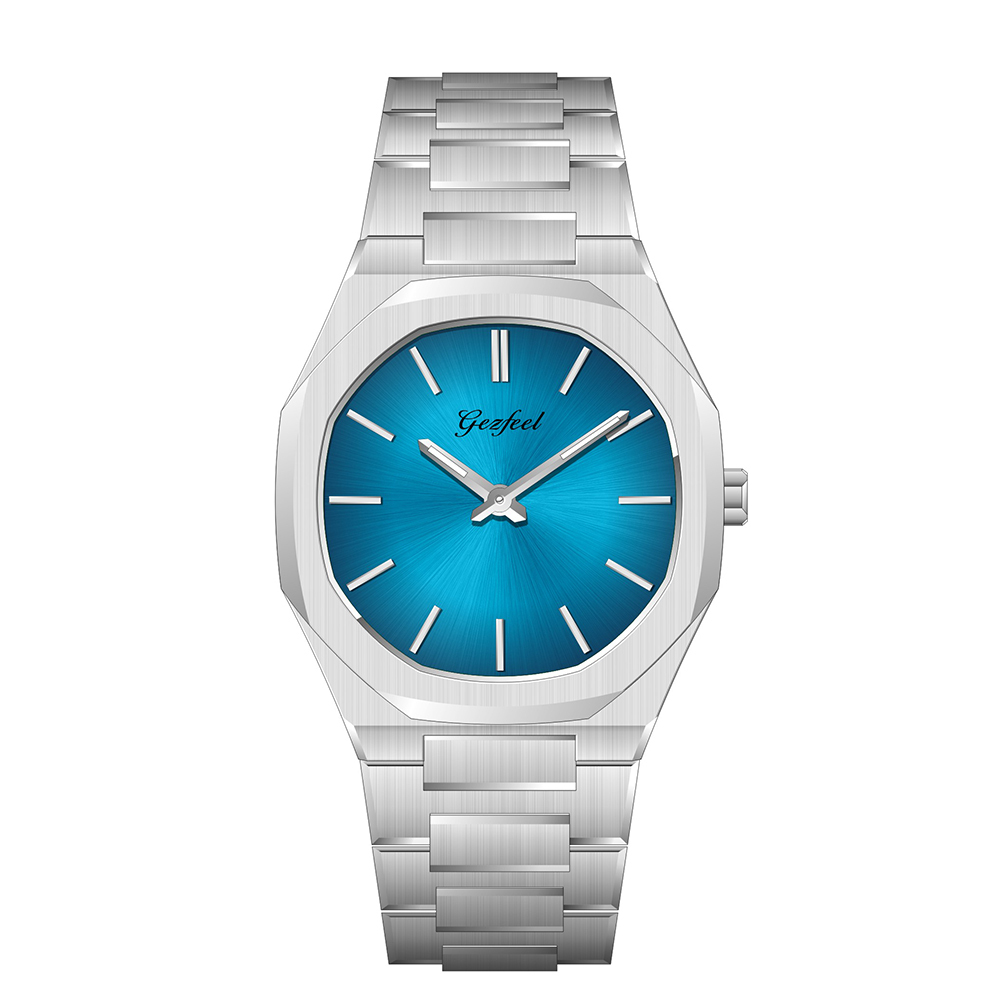 Blanc et bleu