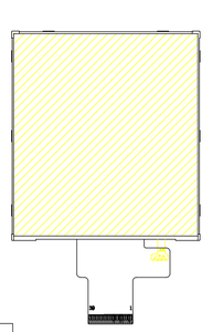 จอ LCD ทรงกลม TFT 2.5นิ้ว480*480จอแอลซีดี TFT แบบกลมจอแสดงผลสี่เหลี่ยม - Product Image 2
