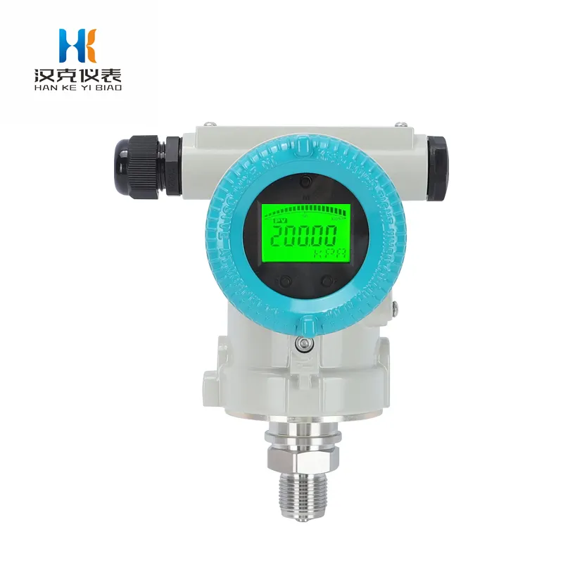 Hank Industrial Silicon Oil Water Absolute Gauge Prix bas Smart 4-20mA Chine Transmetteur de pression