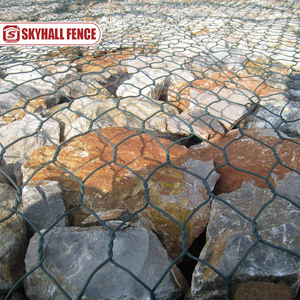 60*80, 80*100, 100*120 mm <strong>Mesh</strong> Opening Galvanized Gabion <strong>Wire</strong> <strong>Mesh</strong> for Gabion Box and Mattress